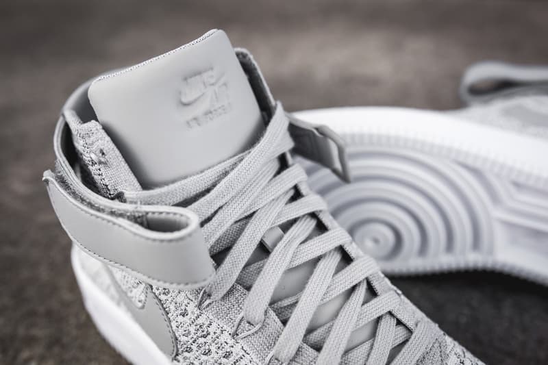 Nike Air Force 1 Ultra FlyKnit Mid “Wolf Grey”