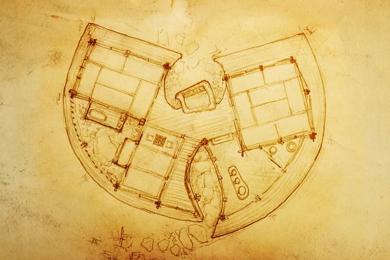 Wu-Tang Clan のあのロゴの形をした屋根の日本家屋をチェック