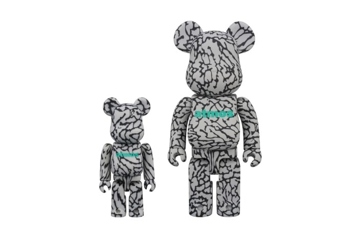 atmos が Air Max 1 “Elephant” 柄の BE@RBRICK をドロップ