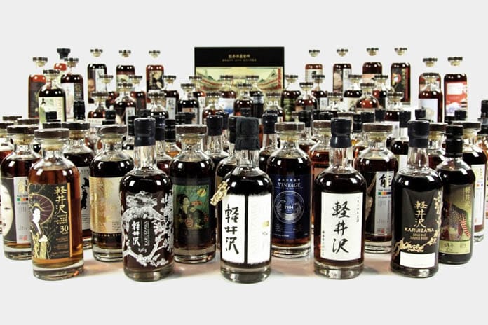 世界で最も希少価値の高いウイスキー“軽井沢”約300本がオークションに