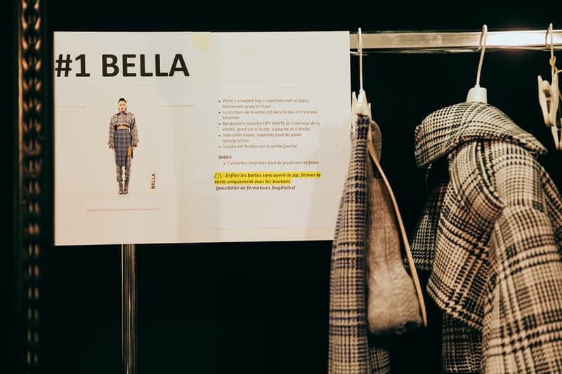 OFF-WHITE 2017年秋冬ウィメンズコレクション バックステージ