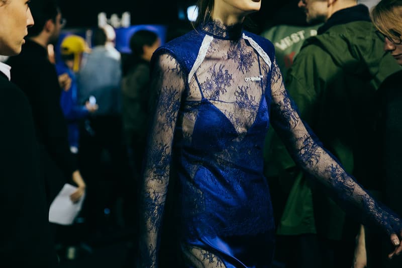 OFF-WHITE 2017年秋冬ウィメンズコレクション バックステージ