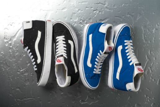 防水透湿素材を用いた Vault by Vans x Schoeller によるフットウェアカプセル