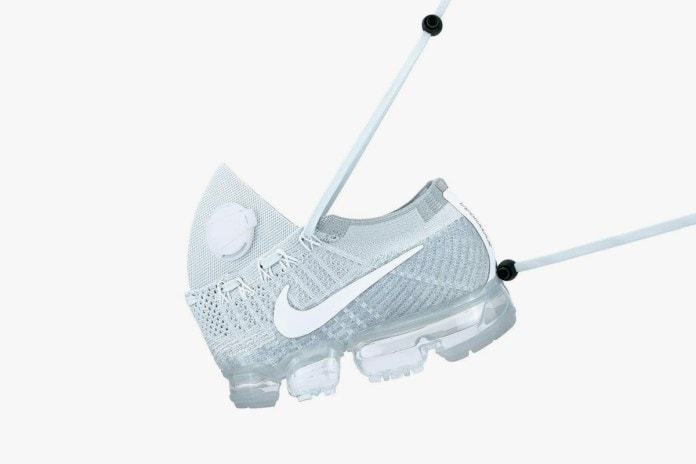 あのアーティストによって Nike Air VAPORMAX もフェイスマスクに