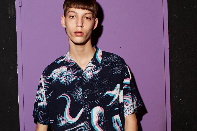 DOUBLE RAINBOUU x SUB-AGE. のタッグよりコラボアロハシャツ3型が登場