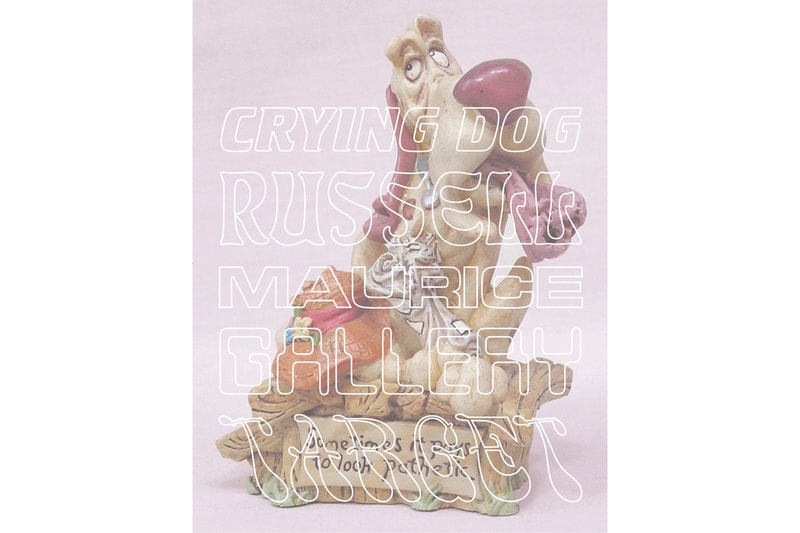 ラッセル・モーリス が国内初の個展“Crying Dog”を開催