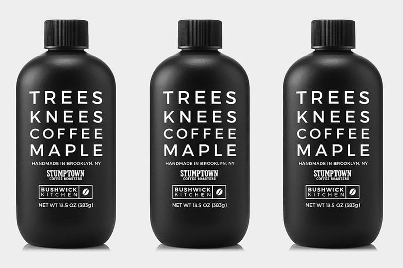 見た目にもクールなコーヒーフレーバーのメープルシロップ、Trees Knees Coffee Maple
