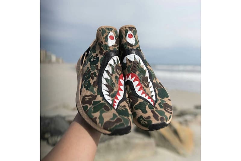 ベイプ® 1ST CAMO SHARK  カスタマイズ  アディダス NMD XR1