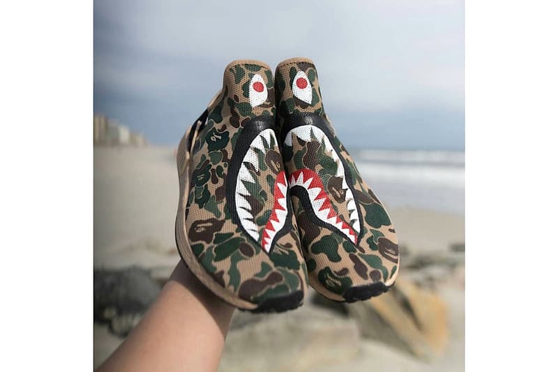 ベイプ® 1ST CAMO SHARK カスタマイズ アディダス NMD XR1