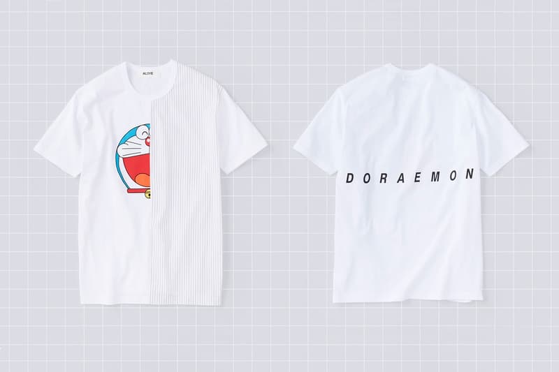 ALOYE よりドラえもんにフィーチャーしたTシャツカプセルコレクションが登場