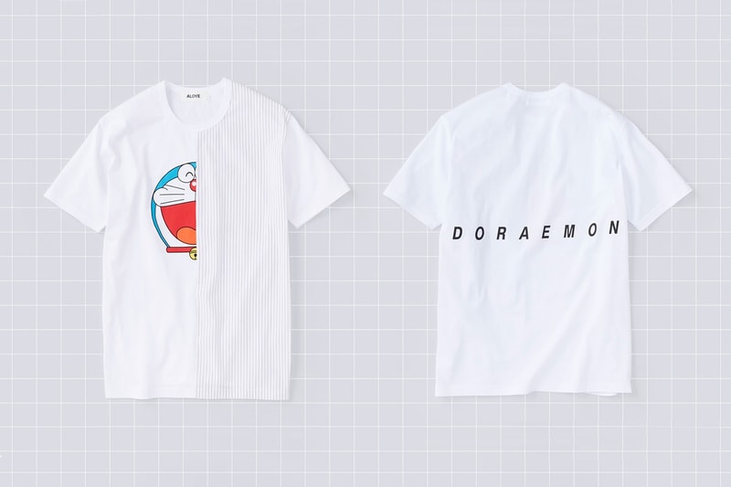 ALOYE よりドラえもんにフィーチャーしたTシャツカプセルコレクションが登場