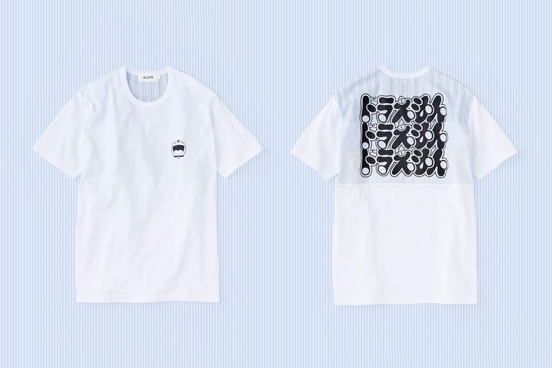 ALOYE よりドラえもんにフィーチャーしたTシャツカプセルコレクションが登場