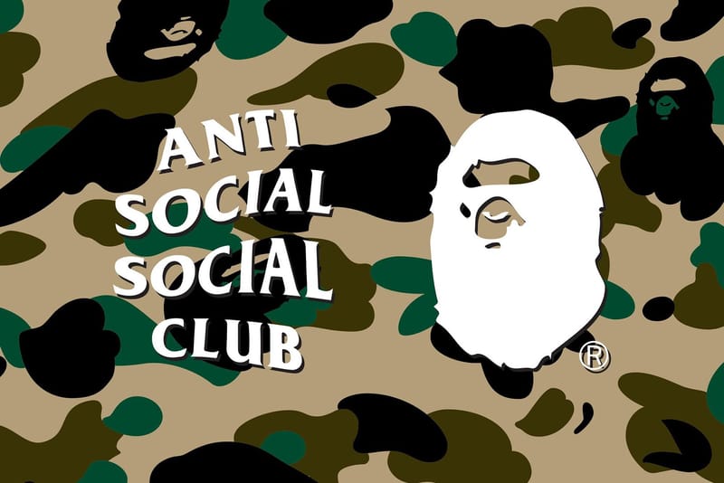 Anti Social Social Club x BAPE® コラボティーザー画像が公開