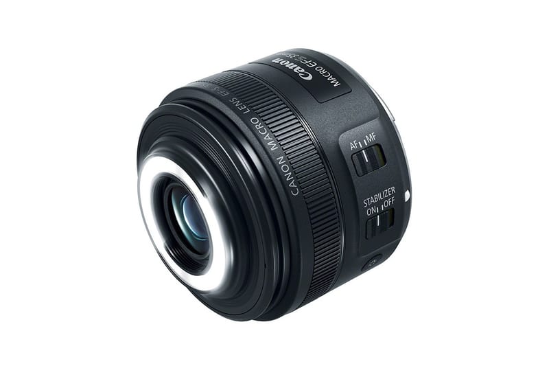 Canon 社が LED ライト内蔵の新型マイクロレンズ EF-S 35mm F2.8 Macro IS STM を発表