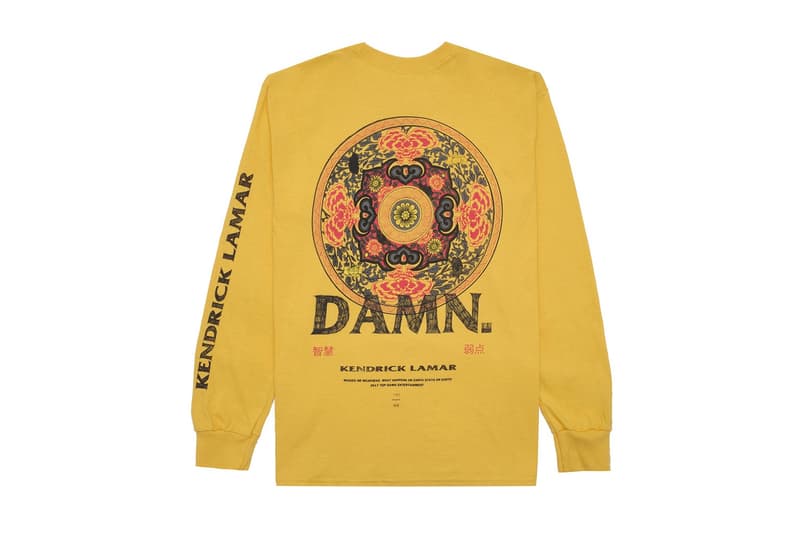 Kendrick Lamar の最新アルバム『DAMN.』オリジナルアパレルアイテムの数々をチェック