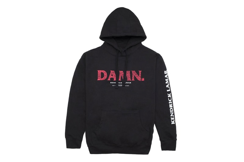 Kendrick Lamar の最新アルバム『DAMN.』オリジナルアパレルアイテムの数々をチェック
