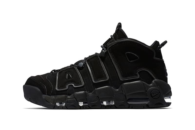 UPDATE: Nike より “Triple Black” 仕様の Air More Uptempo が登場