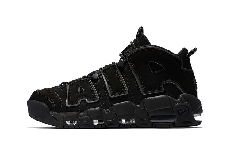 UPDATE: Nike より “Triple Black” 仕様の Air More Uptempo が登場