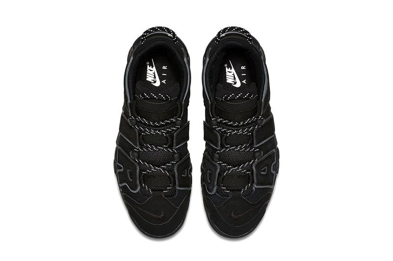 UPDATE: Nike より “Triple Black” 仕様の Air More Uptempo が登場