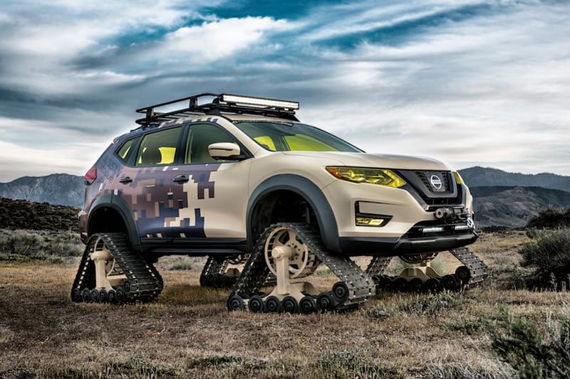 日産がクローラ装備の究極のオフローダー Rogue “Trail Warrior Project” を発表