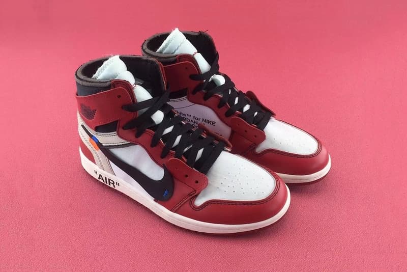 OFF-WHITE™ x Air Jordan 1 にクローズアップ