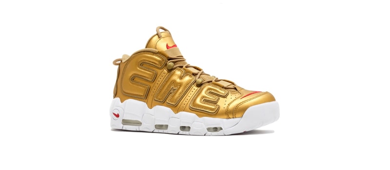 Supreme x Nike コラボ Air More Uptempo の姿を鮮明に捉えたビジュアルが登場