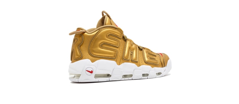 Supreme x Nike コラボ Air More Uptempo の姿を鮮明に捉えたビジュアルが登場