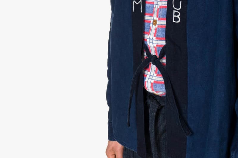 visvim 　インディゴ　 LHAMOシャツ