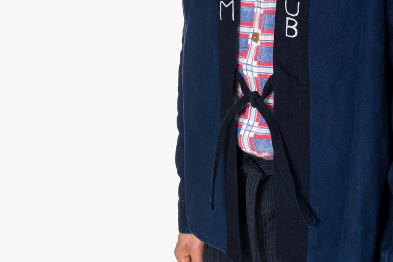 visvim 　インディゴ　 LHAMOシャツ