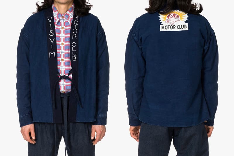 visvim 　インディゴ　 LHAMOシャツ