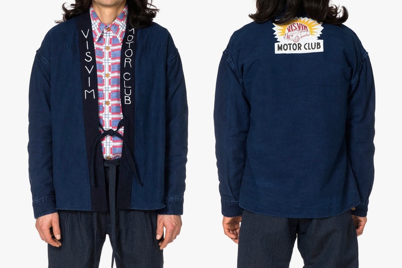 visvim 　インディゴ　 LHAMOシャツ