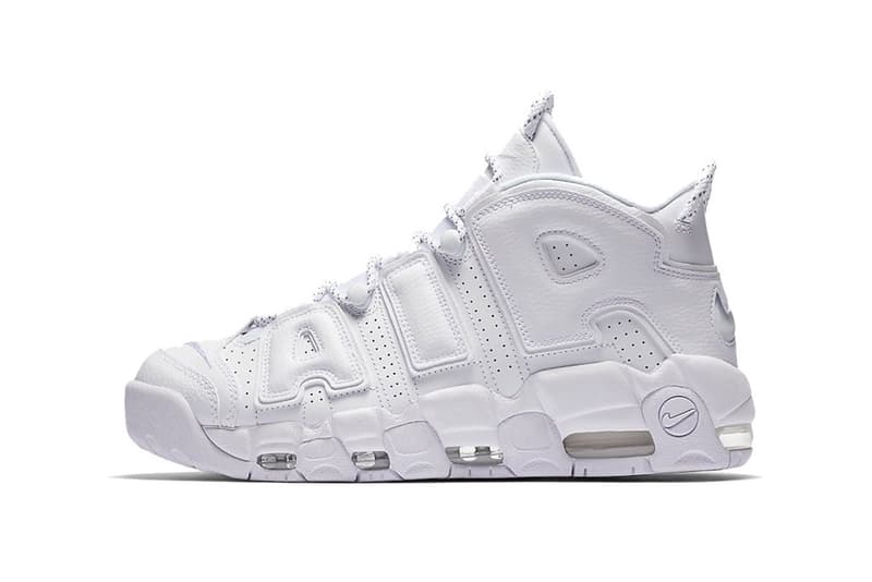 Nike Air More Uptempo より “Triple White” 登場