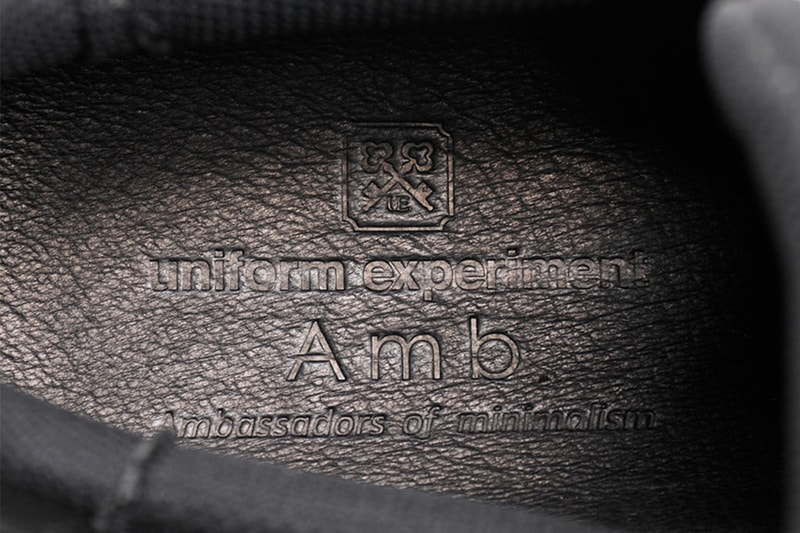uniform experiment x Amb 別注スリッポンスニーカーが登場