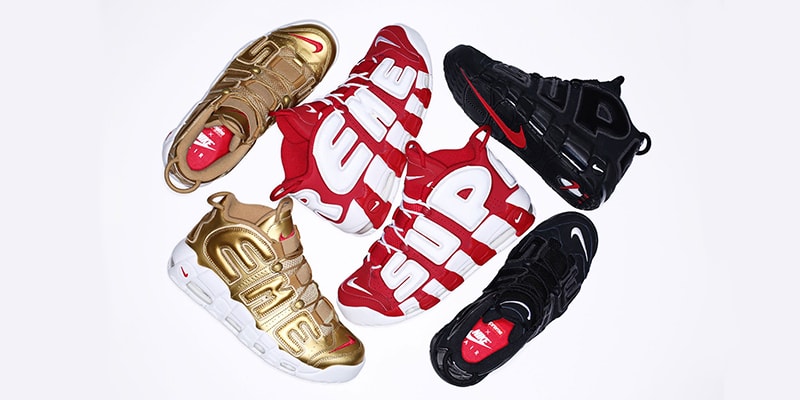 Supreme x Nike Air More Uptempo のオフィシャルビジュアル＆発売情報 