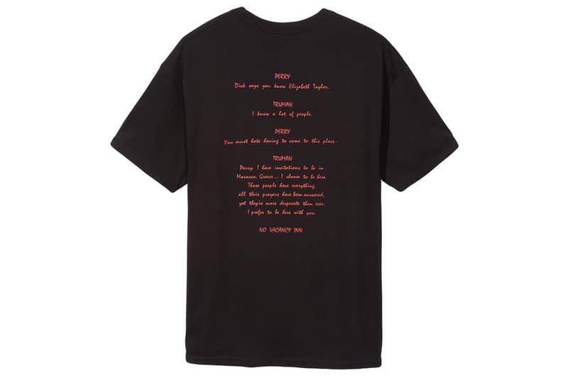 No Vacancy Inn より最新Tシャツアイテムの数々にフィーチャーしたルックブックが登場