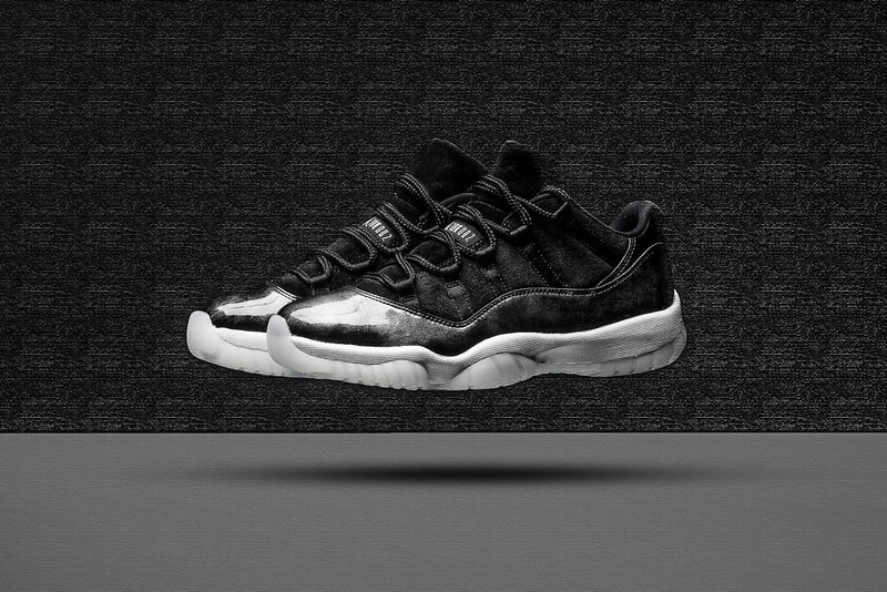 Air Jordan 11 Retro Low “Black / White - Baron”