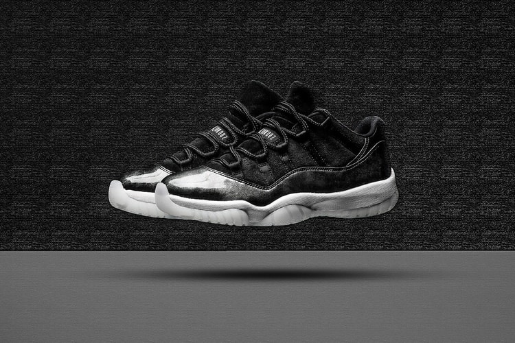 Air Jordan 11 Retro Low “Black / White - Baron”