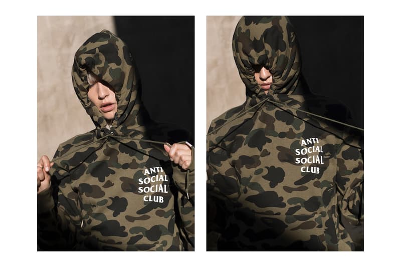 ニーク・ラークから届いたAnti Social Social Club x BAPE®のルックブック