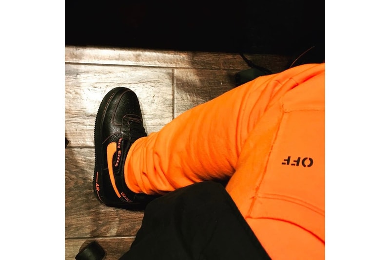 A$AP Bari が VLONE x Nike Air Force 1 High の着用画像を公開