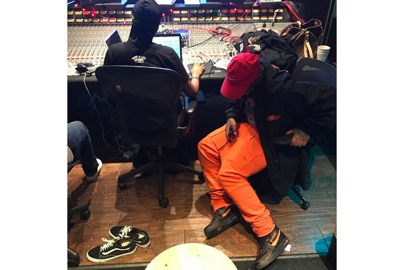 A$AP Bari が VLONE x Nike Air Force 1 High の着用画像を公開