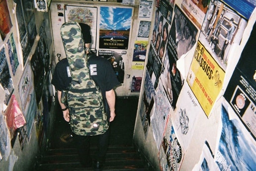 BAPE® からアイコニックなカモ柄のギターケースが登場