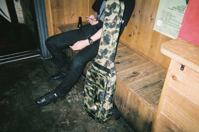 BAPE カモ柄　ギターケース