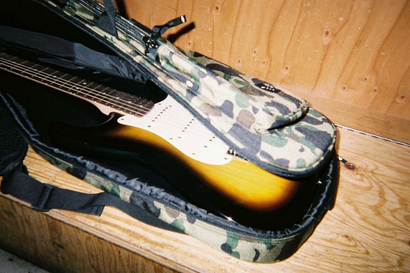 BAPE カモ柄　ギターケース