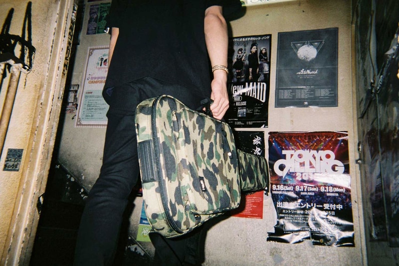 BAPE カモ柄　ギターケース