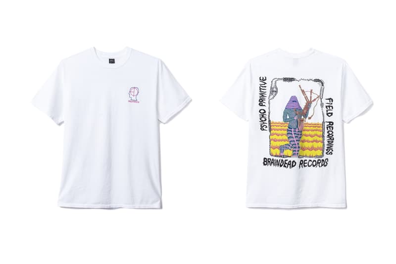 BRAIN DEAD RECORDS よりアパレルアイテムと音楽レコードからなる “PSYCHO PRIMITIVE” コレクションが登場