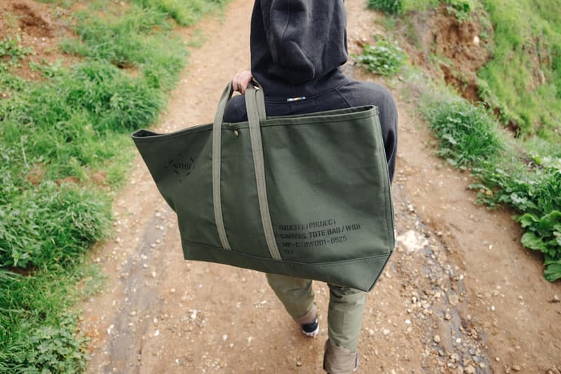 マルティ・プロジェクト x スティール・キャンバス・バスケット　キャンバス地トートバッグ