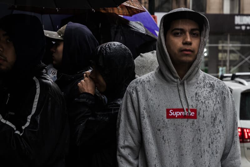 警察の到着前に Palace NYC 店オープンに並んだファン達は何を着ていた?