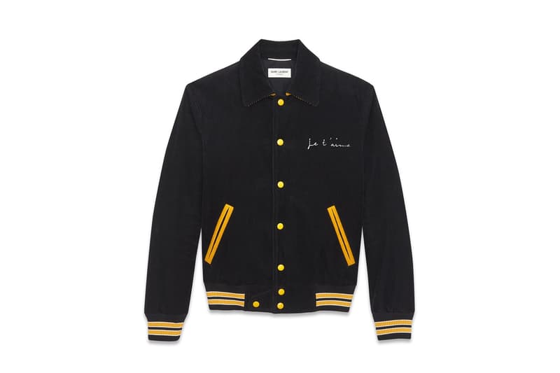 Saint Laurent  “Je T’aime” コーデュロイ素材 テディジャケット