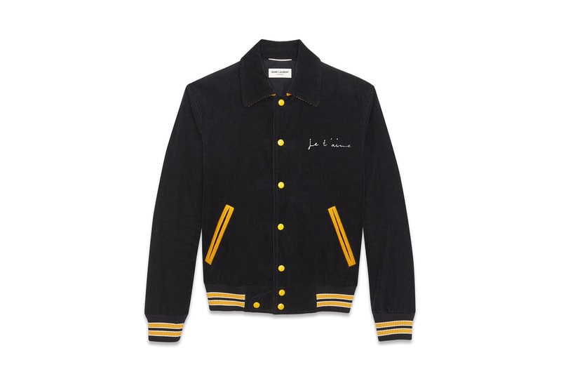 Saint Laurent  “Je T’aime” コーデュロイ素材 テディジャケット