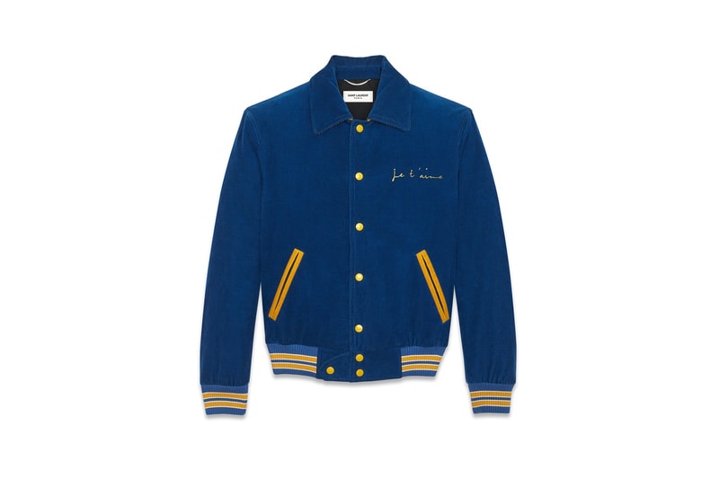 Saint Laurent  “Je T’aime” コーデュロイ素材 テディジャケット